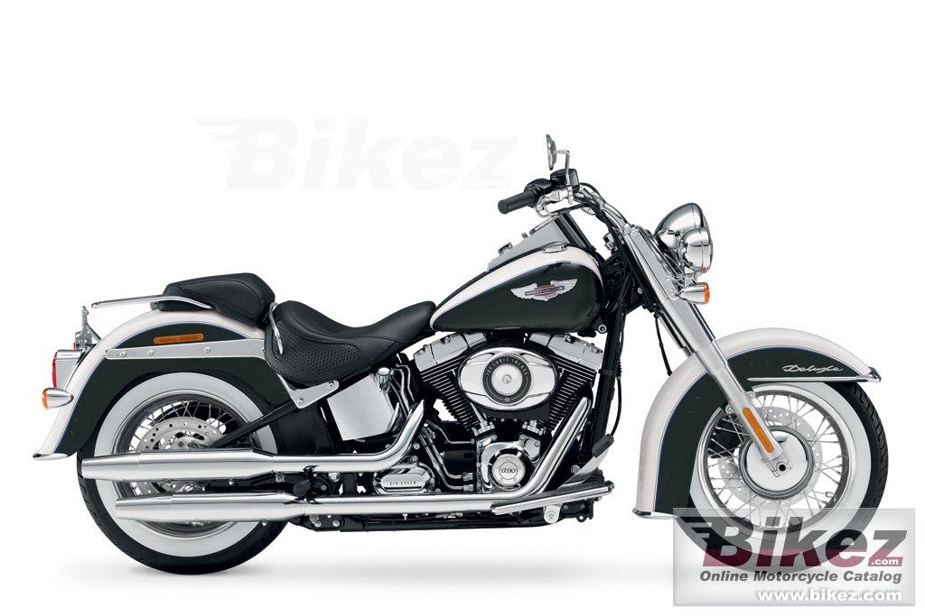Big Harley-Davidson flstn softail deluxe picture and wallpaper from Bikez.com